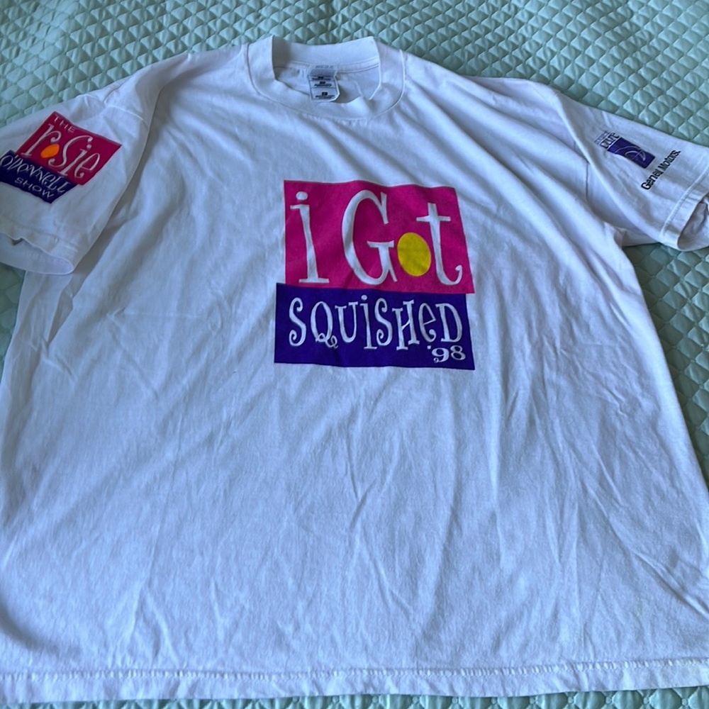 Vintage Rosie O Donnell I Got Squished T shirt